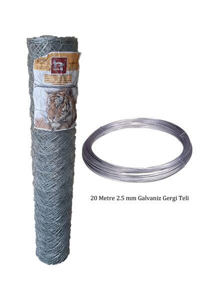 TicaretJet 1.50 X 20 Metre Bahçe Tel Örgü Bahçe Çiti Çevirme Seti