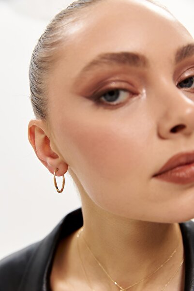 ADOR Altın Burgu Halka Küpe