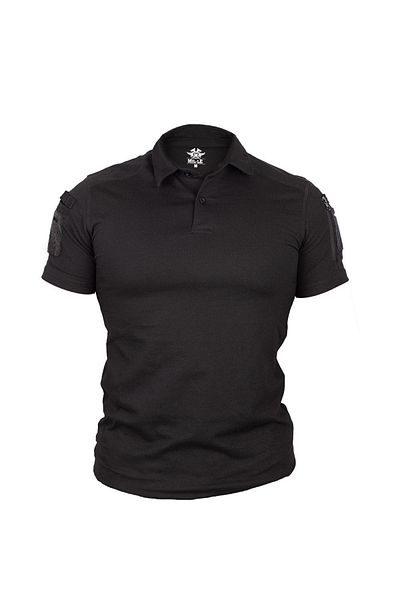 Safari AVM Μπλουζάκι Tactical Black Collar Polo Mil-le