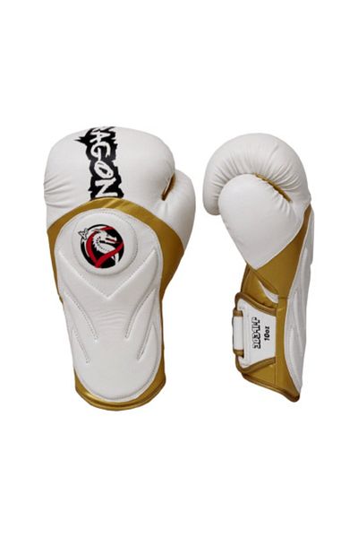 Dragondo Tepito Boxing Gloves Gold-white