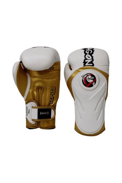 Dragondo Tepito Boxing Gloves Gold-white