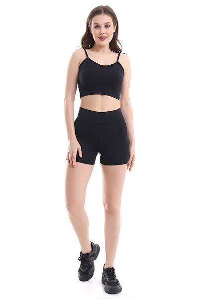 Winmoda34 Γυναικείο αθλητικό μπόξερ Μίνι κολάν κορσέ Push-up