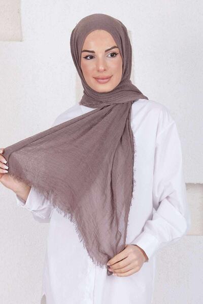 Madame Mary Bürümcük Shawl Mink