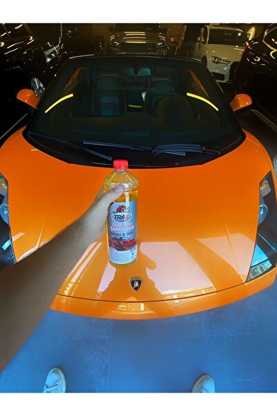 ARACINIZ İÇİN EN İYİSİ T-RAX Oto Şampuanı Araba Cilalı Süper Kalite Etkili Temizlik 1 Litre