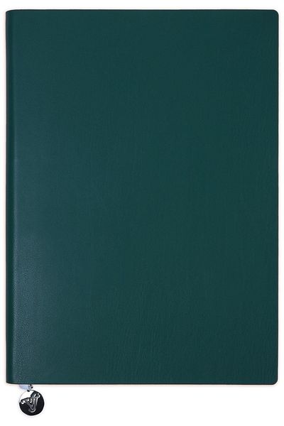 Victoria's Journals Smyth Flexy Classic Flexible Cover Vegan Leather Green 192 Sheets A5 80grLined Notebook