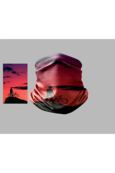 Buffalo Bicycle Designed Biker Buff Mask Outdoor Neck Collar Unisex Bandana