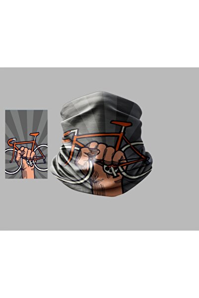 Buffalo Bicycle Designed Biker Buff Mask Outdoor Neck Collar Unisex Bandana