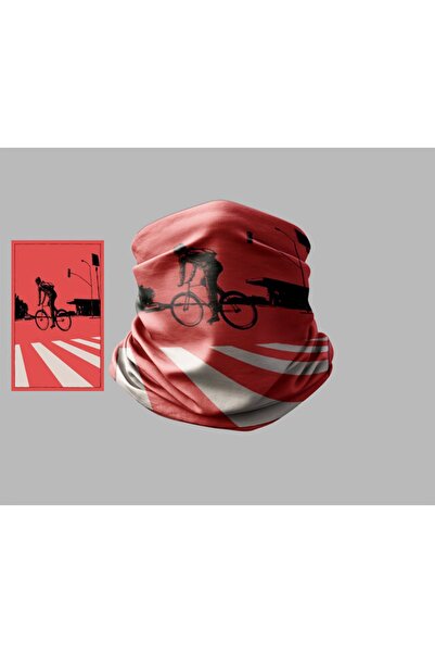 Buffalo Bicycle Designed Biker Buff Mask Outdoor Neck Collar Unisex Bandana