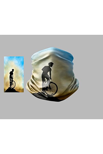 Buffalo Bicycle Designed Biker Buff Mask Outdoor Neck Collar Unisex Bandana