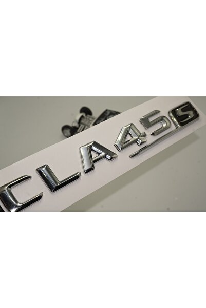 Generic Brand Benz Cla 45S Compatible Luggage Chrome Metal 3m 3D Lettering Logo