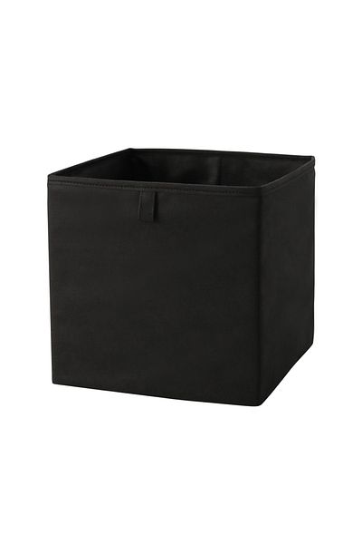 REKHOME Black Cabinet Laundry Toy Organizer Folding Storage Box Organizer 28x28x28