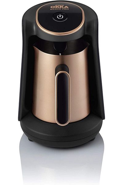 Arzum Okka Minio Pro Turkish Coffee Machine, 4 Cups, 480w, Ok0010, Stainless Steel, Copper