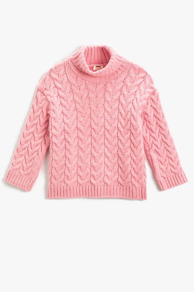 Koton Rosa Pullover für Mädchen 3WKG90028HT