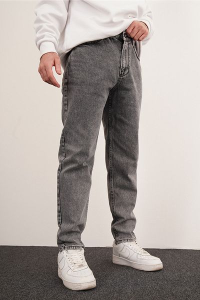 DİFRANSEL Basic Dark Blue Mom Jean