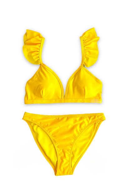 Nilmay mayo Set de bikini cu volane pentru damă