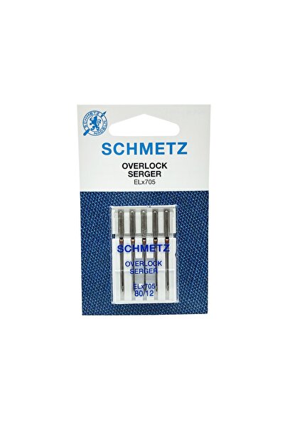 SCHMETZ 12 No Overlok Iğnesi Elx705 12/80