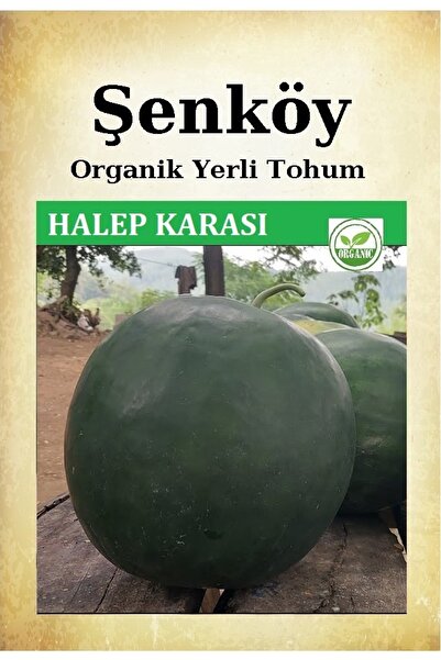 Şenköy Yerli Halep Karası Karpuz Tohumu Doğal Ata Tohum Pakette 10 Gr 100 Toh...