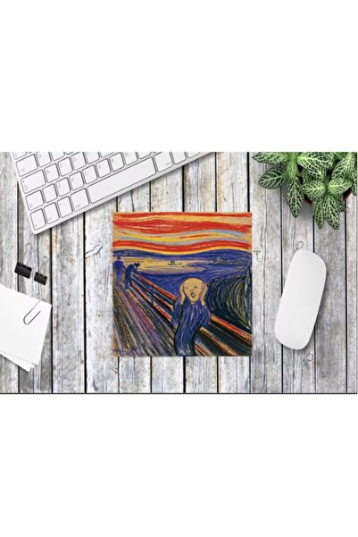 Cemira Mouse Pad cu design Scream de Edvard Munch