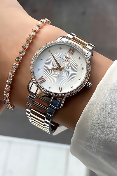 FERRO Orijinal Kadın Saati Bileklik Hediyeli Set Sevgiliye Hediye