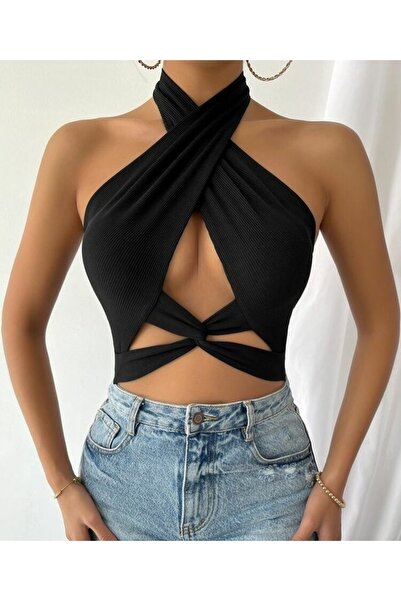 f-maskfashion Crop Top pentru damă