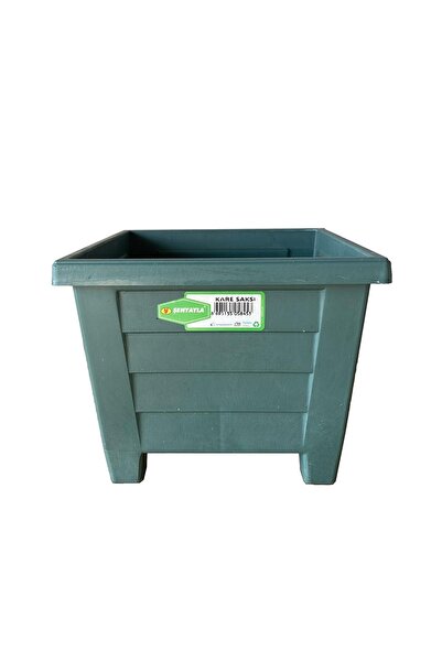 Şenyayla Plastik Kare Saksı 15 Lt. No:4 (26*32*32 Cm)