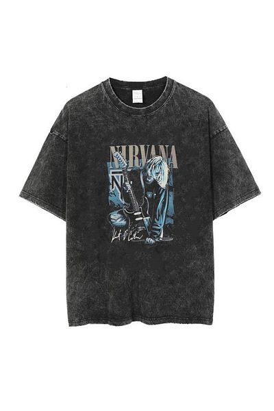 Touz Nirvana Unisex Vintage T-shirt - Eysa Washable