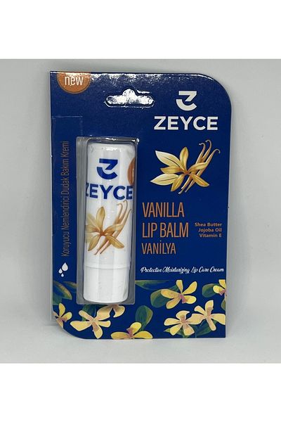 ZEYCE Vanilla Lip Care Cream 4,8gr,Vanilla Scent,Natural Oils,Lip Care All Day