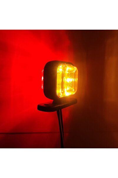 AHMET OTOMOTİV Çeray Mini Kare Takoz Led Lamba 12v-24v