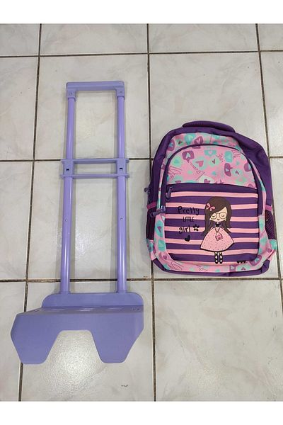 ASTRAL Pretty Patterned Triple School Bag with Removable Squeegee