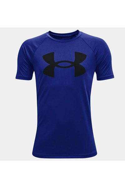 Under Armour يو تيك للأولاد ™   شعار كبير بأكمام قصيرة 1363283 -400