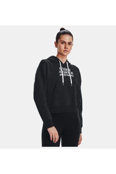 Under Armour Жіночий светр з капюшоном Ua Essential Fleece Script 1374107-001