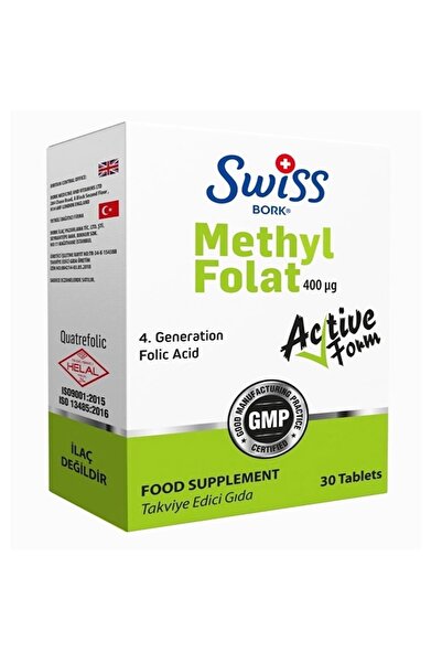 Bork Swiss Natural Bork Methyl Folat 400mcg 30 Tablet