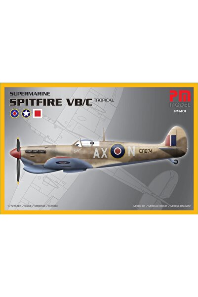 PM Supermarine Spitfire Vb/c Savaş Uçağı Model Demonte Plastik Maketi