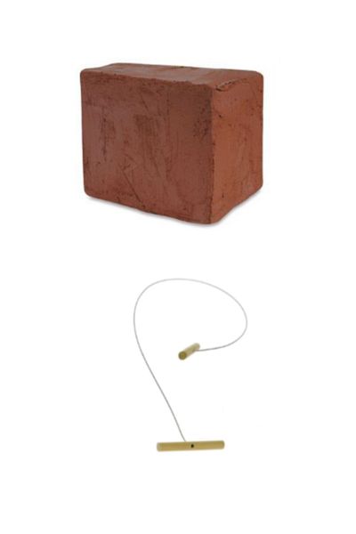 GLANCE Natural Red Clay Ceramic Mud 5 Kg Cutting Wire