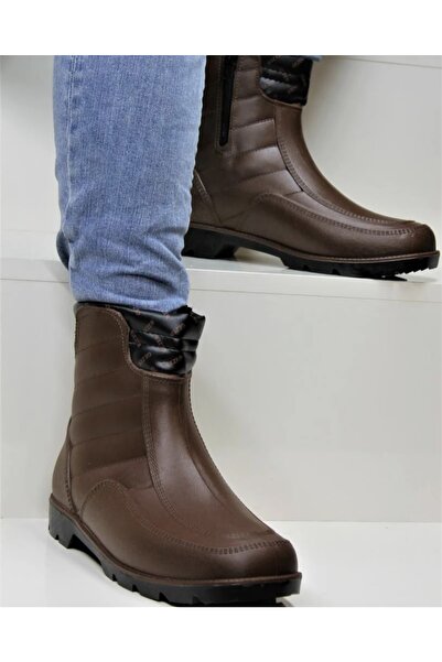 beraat Gezer 212 Kahverengi Termal Kürklü Fermuarlı Erkek Bot