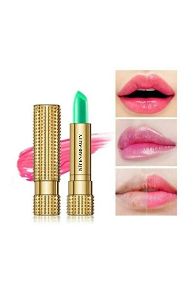 NİYENABEAUTY أحمر شفاه أسود يدوم 24 ساعة - سحري ومتغير اللون
