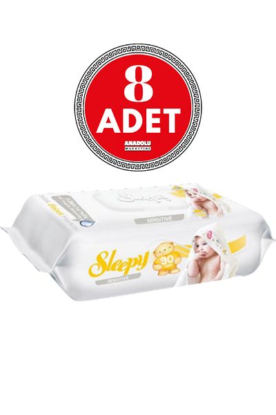 Sleepy Sensitive Wet Wipes 90 Sheets 8 Pieces
