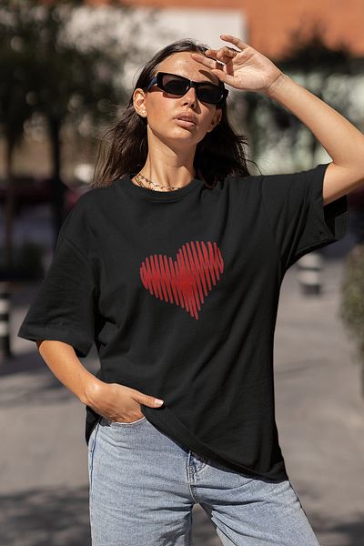 Advantage Tricou oversize Heart