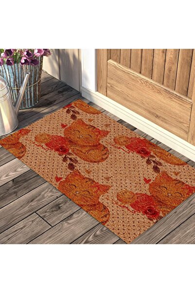 Evsebu Romantic Cat Decorative Door Mat