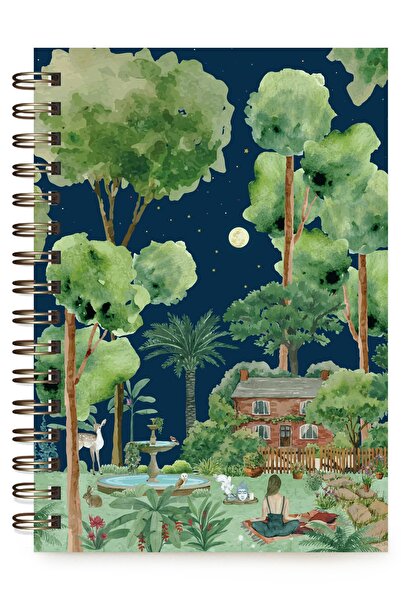 Paper&More A5 Süresiz Planlayıcı Ajanda, Aylık&haftalık, Stickerlı, Spiralli,...