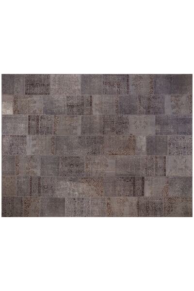 Allmode El Dokuma Yün'lü Türk Patchwork Halı Kırmızı P_163 Ölçü;300x400cm 12m2