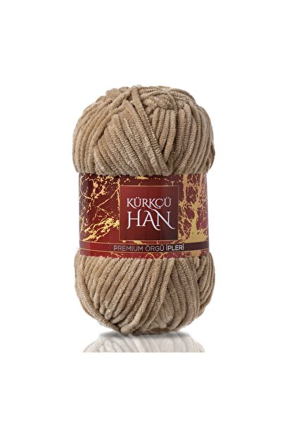 Kürkçü Han Kadife Ip Vizon 100 G 95 M El Örgü Ipi Khkad05