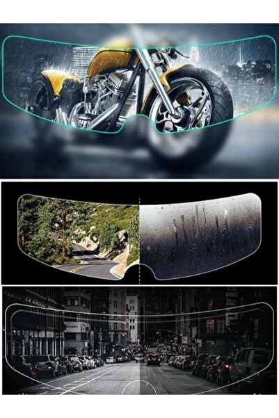 MOTOANL Motosiklet Kask Buğu Önleyici Kask Yağmur Kaydırıcı