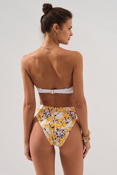 Pierre Cardin Bonie με επένδυση στράπλες ψηλόμεσο μπικίνι Bloom 231225-d