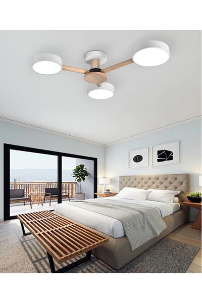 SimaAvize Conza Ahşap Led Avize