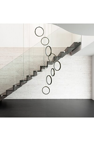 RSCOLLECTIONS Modern Sarkıt Giriş ,lobi Şirket , Mağaza Grişi Ledli Avize