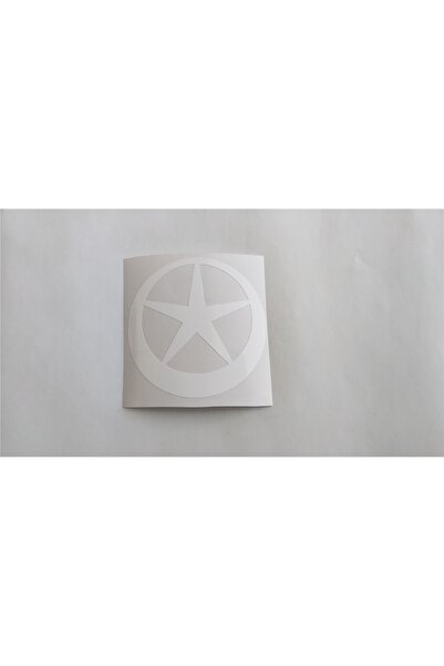 TÜMOSAN Panjur Yıldız Beyaz Renk Logo Etiket