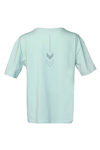 hummel Clodı Γυναικείο T-Shirt με λαιμόκοψη-Water Green 911650 -6117