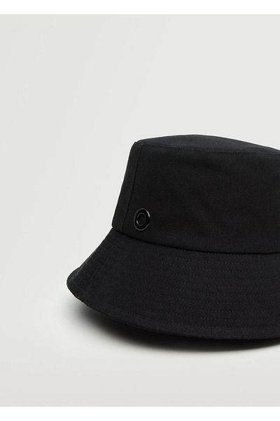 MANGO Woman Bawełniany kapelusz typu Bucket