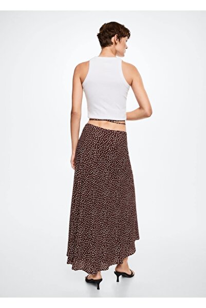 MANGO Woman Desenli Ve Dökümlü Etek